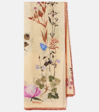 Printed wool and silk scarf | Max Mara