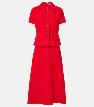 Midikleid Alexina aus Woll-Crêpe | Emilia Wickstead
