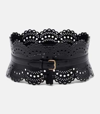 Vienne Wave leather belt | Alaïa