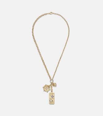 Promise 18kt gold pendant necklace with diamonds | FoundRae