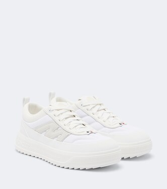 Altive leather-trimmed platform sneakers | Moncler