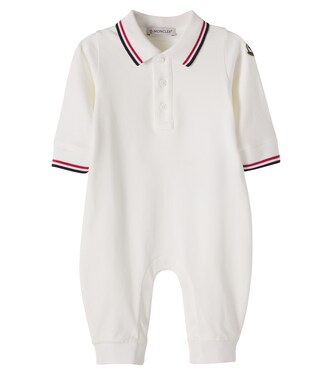 Baby cotton piqué onesie  | Moncler Enfant