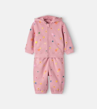 Baby cotton hoodie and sweatpants set | Stella McCartney Kids