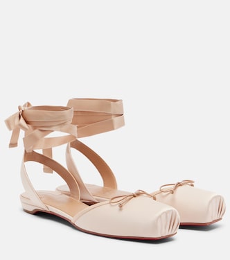 Cassia satin flats | Christian Louboutin