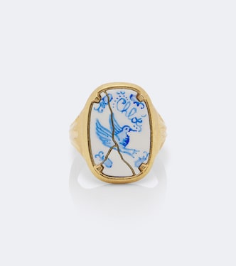 Oversized enamel ring | Chloé