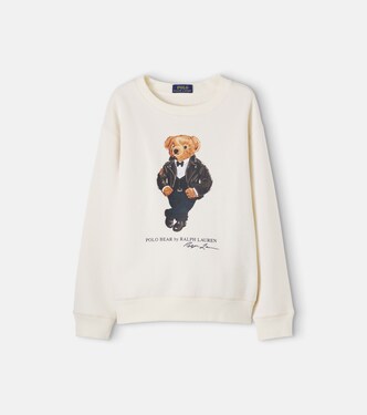 Polo Bear cotton-blend jersey sweatshirt | Polo Ralph Lauren Kids