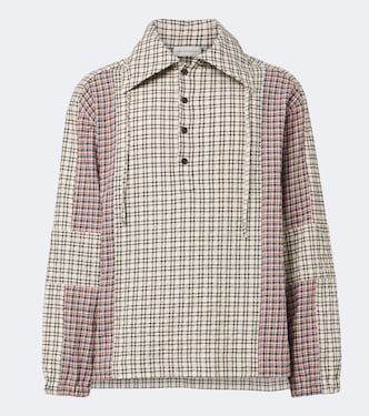 Chemise en coton à carreaux | Dries Van Noten