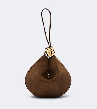 Zambia suede top-handle bag | Amanu