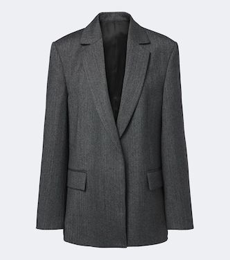 Blazer in lana a spina di pesce | Toteme