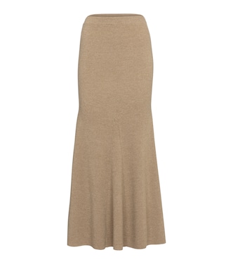 Alina wool-blend midi skirt | Nanushka