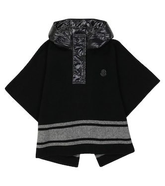 Wool-blend poncho | Moncler Enfant