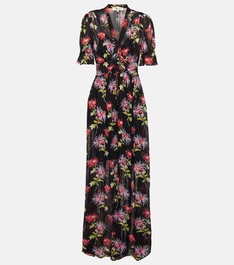 Robe longue Erica à fleurs | Diane von Furstenberg