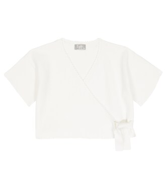 Cotton wrap top | Il Gufo