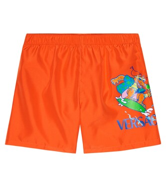 Printed swim trunks | Versace Kids