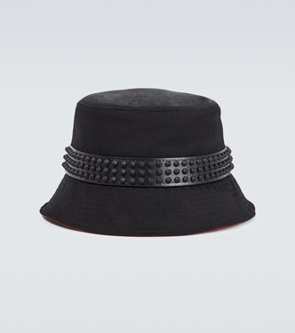 Bobino Spikes canvas bucket hat | Christian Louboutin