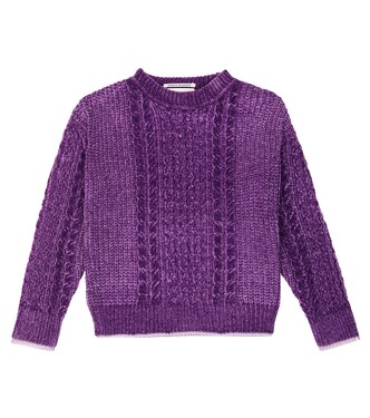 Chenille cable-knit sweater | Scotch & Soda Kids
