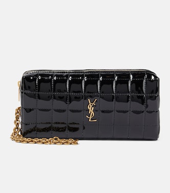 Cassandre matelassé pouch with strap | Saint Laurent