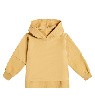 Hustler cotton jersey hoodie | Rick Owens Kids