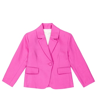 Linen and cotton suit jacket | Chloé Kids
