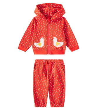 Baby floral cotton tracksuit | Stella McCartney Kids