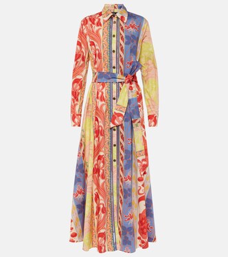 Robe chemise imprimée en coton mélangé | Etro