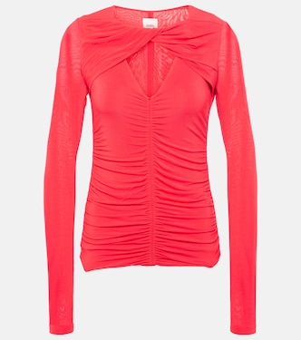Vandalia gathered jersey top | Isabel Marant