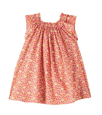 Goldina ruffled cotton dress | Bonpoint