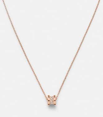 Collier B.zero1 en or rose 18 ct et diamants | Bvlgari