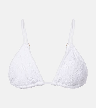 Broderie anglaise cotton bikini top | Farm Rio