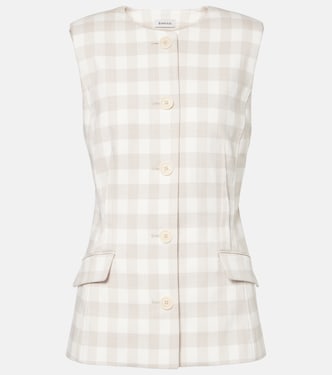 Calliope gingham vest | Simkhai