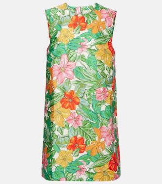 فستان قصير بطبعات الورود Amelia | Alémais