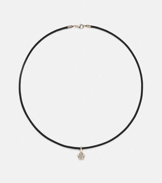 Choker Crosby mit 10kt Gelbgold (417/1000) und Diamanten | Stone and Strand