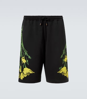 Floral cotton shorts  | Loewe