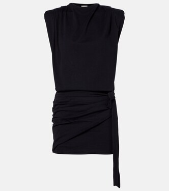 Marielle draped cotton minidress | Isabel Marant