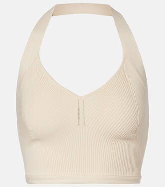 Knitted cotton crop top | Wardrobe.NYC