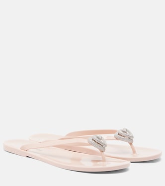 Riviera embellished thong sandals | Mach & Mach
