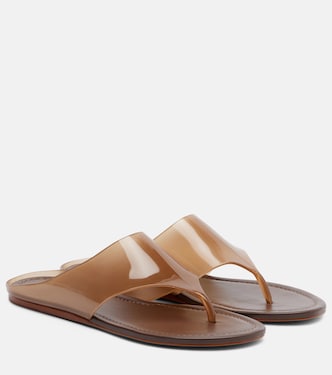 Leather-lined thong sandals | Farm Rio