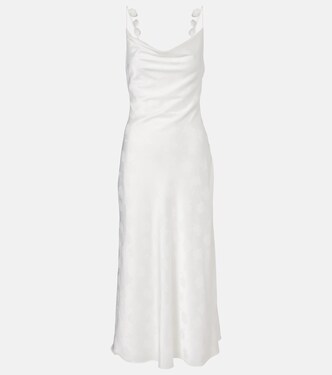 Bridal satin midi dress | Rotate