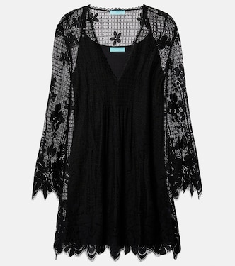 Elizabeth cotton-blend lace minidress | Melissa Odabash