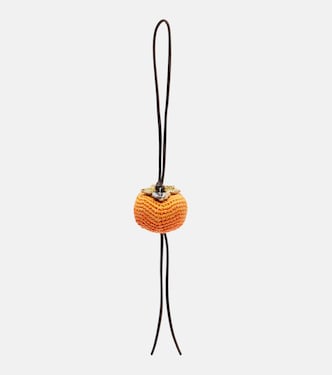 Charm para bolso Persimmon de croché | JW Anderson