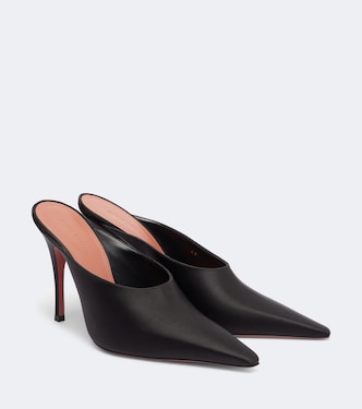 Felicia satin mules | Amina Muaddi