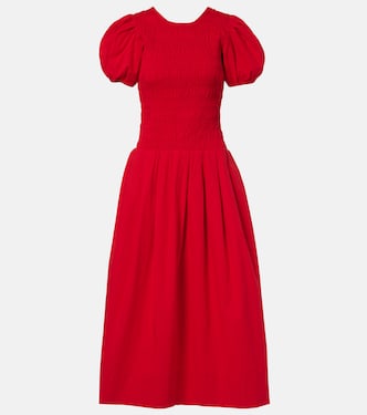 Midikleid aus Popeline | Ganni