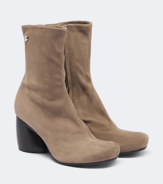 Oval suede ankle boots | Loewe
