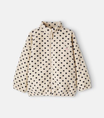 Jody embroidered polka-dot teddy jacket | Konges Sløjd
