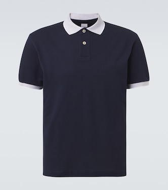 Cotton piqué polo shirt | Eleventy
