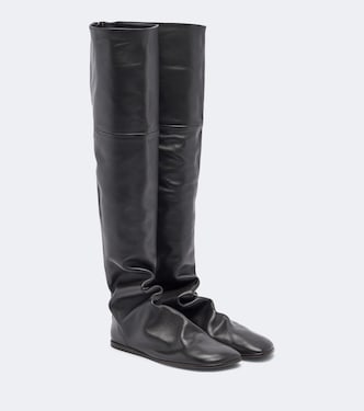 Glove leather knee-high boots | Lemaire