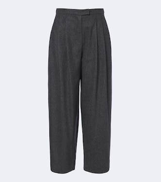 Pleated wool wide-leg pants | 'S Max Mara