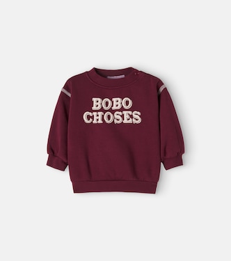 Baby logo cotton sweatshirt | Bobo Choses