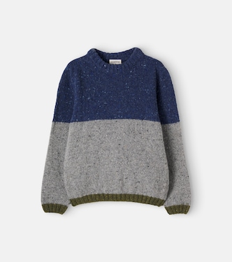 Nilo wool-blend tweed sweater | Cozmo