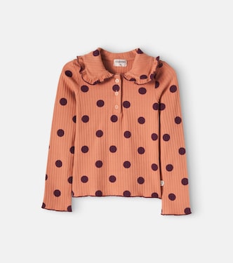 Cala polka-dot cotton top | Cozmo